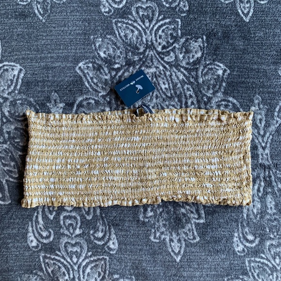 Brandy Melville Gingham Kessy Smocked Tube Top - Picture 2 of 5